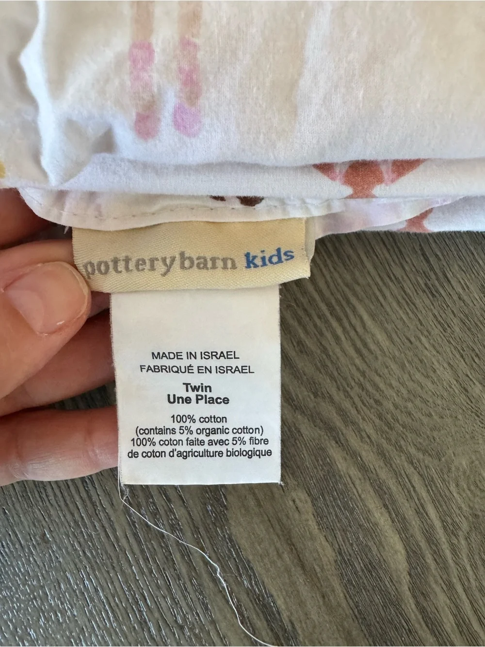 Pottery Barn Kids 100%‎ Cotton Ballerina Dancing Twin Flat Sheet